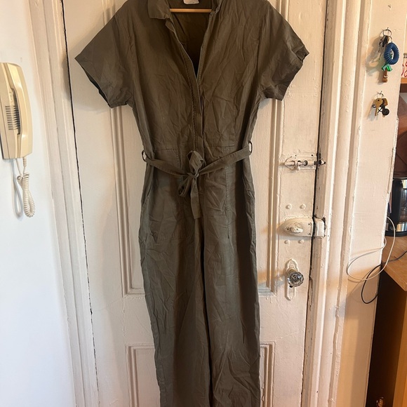 Loup Khaki Green Jumpsuit - Size L - Picture 2 of 3